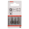 BOSCH Skrutkovací bit extra tvrdý Extra-Hart PH 1, 25 mm (3 ks) 2607001508