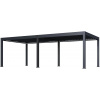 Rojaplast Luxusná elektrická bioklimatická pergola Prestige 8 × 4, hliník – voľne stojaca