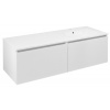 Sapho Sapho, LOREA skrinka s umývadlom 141x46x51,5cm (70+70cm), pravá, biela matná, LE070-3131-R-04