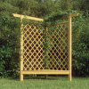 zahrada-XL Rohová pergola s lavičkou 166x81x174 cm impregnovaná borovica 318418