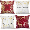 Obliečka na vankúš - Roomtime Dekoratívny vankúš 40 x 40 cm (4x vianočné vankúšové dekoratívne prázdninové set %)