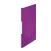 Katalogová kniha Leitz WOW, PP, 20 kapes, purpurová 46310062