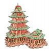 Woodcraft Dřevěné 3D puzzle YueJiang Tower