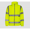 KORNTEX HI-VIS KXFJ BERGEN / Pánska reflexná fleecová bunda - yellow XL
