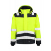 TRICORP MIDI PARKA HIGH VIS BICOLOR T51 / Reflexná vodeodolná bunda - HV žltá 4XL