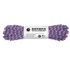 Rothco Šnúra PARACORD nylon 550LB 30m 4mm MODRO-ČERVENO-BIELA