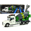 LEAN TOYS Domiešavač betónu R/C rotujúce hruškovo biele diaľkové ovládanie 2.4G