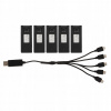 5 KS AKUMULÁTOR BATÉRIA NA DRON E88 PRO LS E525 PRO 1800MAH 3,7V