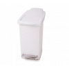 Pedálový odpadkový kôš Simplehuman - 10 l, úzky, biely plast (CW1332)