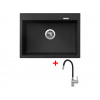 Set Sinks Maximo 680 Pureblack + Flexia