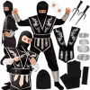 Kostým ninja kostým kostým ninji čierny bojovník samuraj drak 116 122