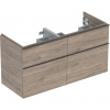 Geberit iCon Skrinka pod dvojité umývadlo 118,4 x 61,5 cm, orech hikor 502.309.JR.1