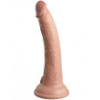 Realistické dildo s prísavkou King Cock Elite Dual Density 7