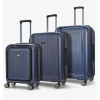 Sada cestovních kufrů ROCK Austin PP - tmavě modrá - 119 L + 12% EXPANDER / 68 L + 15% EXPANDER / 35 L