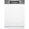 Bosch Séria 4 Zabudovateľná umývačka riadu 60 cm Brúsená oceľ SMI4HCS19E