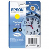 Epson originál ink C13T27044012, 27, yellow, 3,6ml (Jednofarebný atrament DURABrite Ultra 27 budík Yellow)