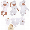 Detský komplet - Baby Set Zyzio a Zuzia 56 White 8 ks. (8 -dielna biela detská laika pre darček 56)
