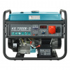 Könner & Söhnen KS 7000E-3 motorové generátory 5000 W 25 l Benzín Černá, Modrozelená