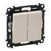 Legrand 752218 VALENA LIFE DVOJTLAČIDLO BEŽOVÉ + predĺžená záruka na 3 roky