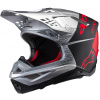 prilba SUPERTECH S-M10 FLOOD, ALPINESTARS (strieborná/čierna/oranžová fluo) S