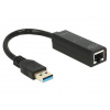 Delock adaptér USB 3.0 > Gigabit LAN 10/100/1000 Mb/s 62616