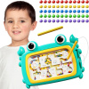 WOOPIE Magnetická Tabule Montessori Bludiště Krab Tyrkysová