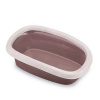 STEFANPLAST Sprint 20 Toaleta pre mačky s okrajom ružová/biela 39x58x17cm (STEFANPLAST Sprint 20 Toaleta pre mačky s okrajom ružová/biela 39x58x17cm)