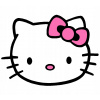 CUKROVÁ TLAČ jedlý obrázok na tortu Cukrová hmota Hello Kitty Kotek #11 + MENO