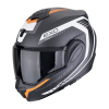 Prilba Scorpion EXO-TECH Evo Carbon Cosy Matt Black Orange Veľkosť: S (55-56 cm)
