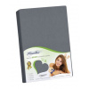 Bellatex Jersey plachta Kamilka tmavo sivá 100x200