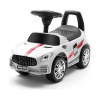 BABY MIX Detské odrážadlo so zvukom RACER biele 65x30x39 biela