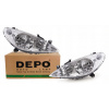 Predné svetlá Peugeot 307 (01-05) L+P DEPO