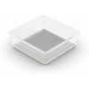 Organizér Curver® SISTEMO 6, priesvitný/sivý, 15x15x5 cm, do zásuvky