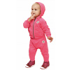 Teplaková súprava - Konverzujte detskú dráhu veľkosti 86 ružová (Converz Charming Pekný velor Tracksuit 86 cm obchod)
