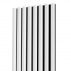 Lamelový panel + soklový LED profil - 48,4 cm - Biela Capri Odtieň dosky: K3543 RT