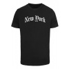 New York Wording Tee - black M