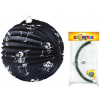 Lampión halloween okrúhly – kostlivci, 25 cm 438