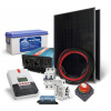 SOLARFAM 740Wp solárny ostrovný set, 12V, batéria 200Ah, striedač 230VAC 2000W