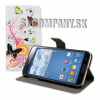 Kožený obal Samsung Galaxy S5 Mini – Wallet Butterfly Swirl