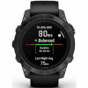 Inteligentné hodinky Garmin epix Pro (Gen 2) Glass - 47 mm - Gray / Black Silicone Band (010-02803-01)