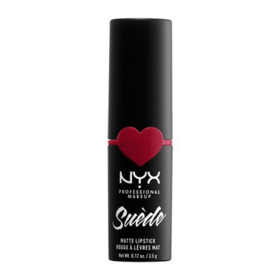 NYX Professional Makeup Suède Matte Lipstick Matný Klasický rúž Rúž 3.5 g 09 spicy