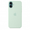 Apple iPhone 16 Plus Silicone Case with MS - Aquamarine MDGU4ZM/A