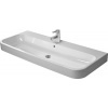 Duravit Happy D.2 umývadlo 120x50.5 cm obdĺžnik klasické umývadlo-umývadlo na nábytok biela 2318120027
