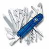 Vega Victorinox 1.6795.T2 SwissChamp multifunkčný nôž 91 mm, transparentná modrá, 33 funkcií