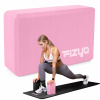 Kocka na cvičenie jogy FIZYO Blok EVA Kocka na cvičenie Pilates Yoga Fitness Ružová