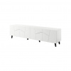 Cama Meble Tv stolík ETNA RTV, biely mat/biely mat