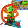 Hot Wheels city T-rex útočí na hasičskú stanicu JBM73