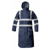 CERVA SIRET HI-VIS / Reflexný nepremokavý plášť - modrá XXXL