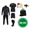 Rozhodcovský 7 kusový set Joma HEAD REF. , čierna Veľkosť: S