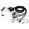 Aten CS-692-AT KVM prepínač pre 2xPC s HDMI a USB portami